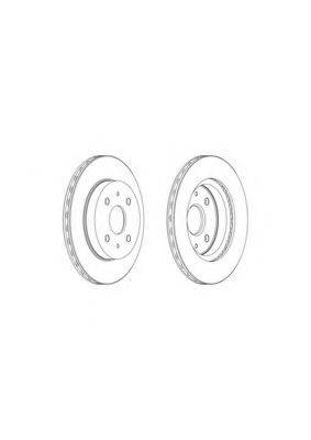 FERODO DDF1774 гальмівний диск