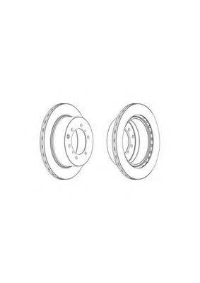 FERODO DDF1954 гальмівний диск