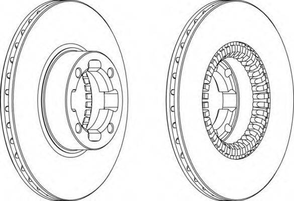 FERODO DDF341 гальмівний диск