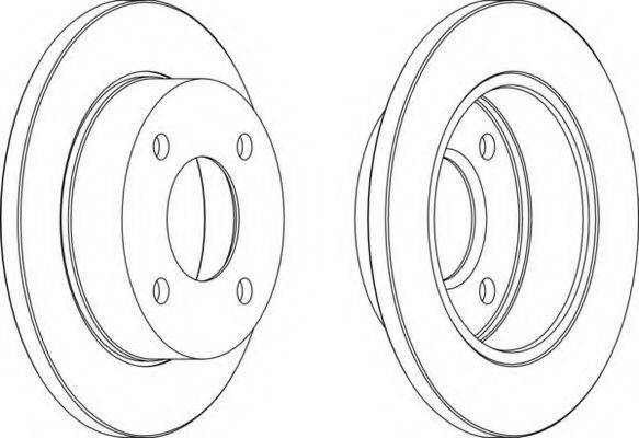 FERODO DDF381 гальмівний диск