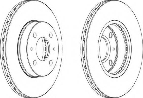 FERODO DDF615 гальмівний диск