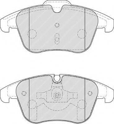 FERODO FSL4160 Комплект гальмівних колодок, дискове гальмо