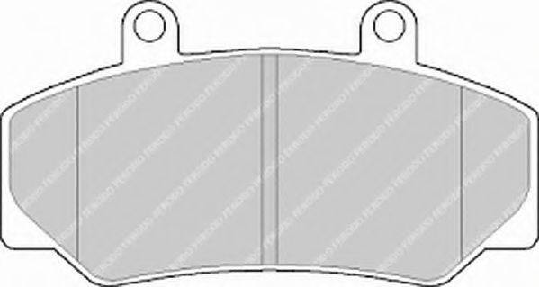 FERODO FSL628 Комплект гальмівних колодок, дискове гальмо