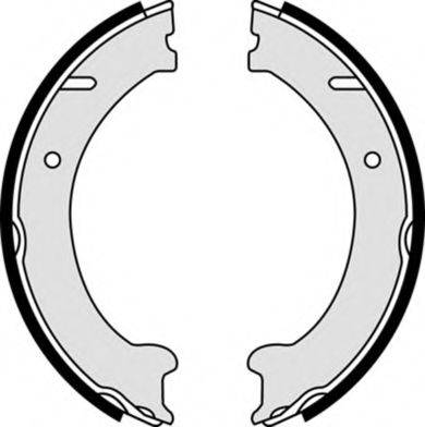 BREMBO S86510 Комплект гальмівних колодок, стоянкова гальмівна система