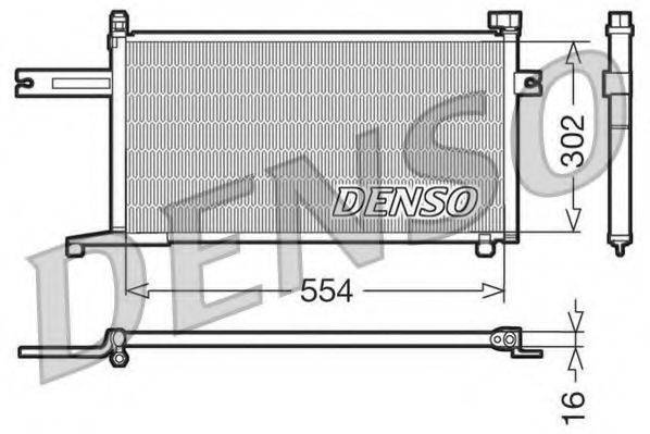 DENSO DCN46005 Конденсатор, кондиціонер