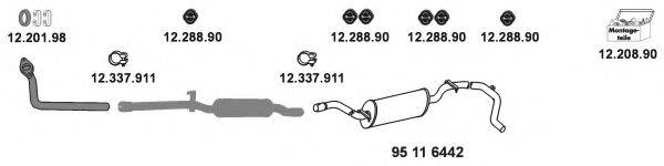 EBERSPACHER 121117 Система випуску ОГ
