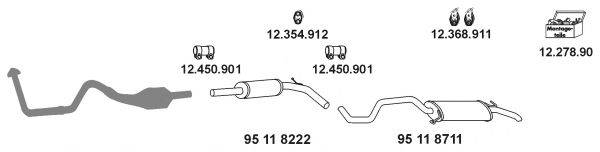 EBERSPACHER 16253 Система випуску ОГ