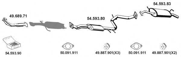 EBERSPACHER 542019 Система випуску ОГ