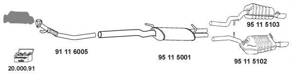 EBERSPACHER 20007 Система випуску ОГ