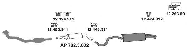 EBERSPACHER AP2333 Система випуску ОГ