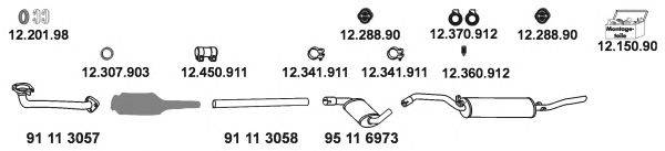 EBERSPACHER 12617 Система випуску ОГ