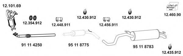 EBERSPACHER 122344 Система випуску ОГ