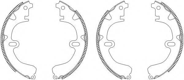 MINTEX MSK191 Комплект гальмівних колодок