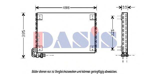 AKS DASIS 072240N Конденсатор, кондиціонер
