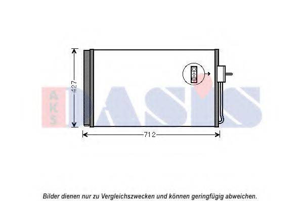 AKS DASIS 152047N Конденсатор, кондиціонер