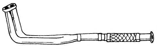 AKS DASIS SG12191 Труба вихлопного газу