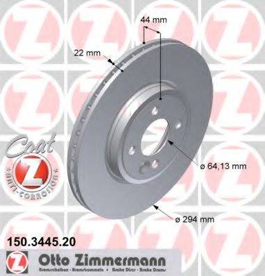 ZIMMERMANN 150344520 Тормозной диск
