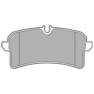 DELPHI LP2706 Комплект гальмівних колодок, дискове гальмо