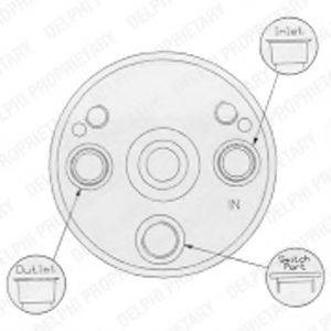 DELPHI TSP0175131 Осушувач, кондиціонер
