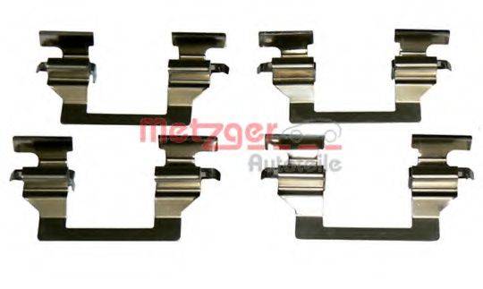 METZGER 1091778 Комплектуючі, колодки дискового гальма