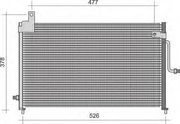 MAGNETI MARELLI 350203331000 Конденсатор, кондиціонер