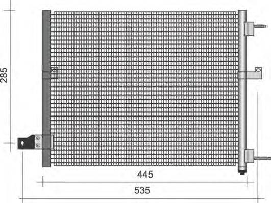MAGNETI MARELLI 350203434000 Конденсатор, кондиціонер