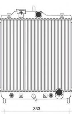 MAGNETI MARELLI 350213929000 Радіатор, охолодження двигуна